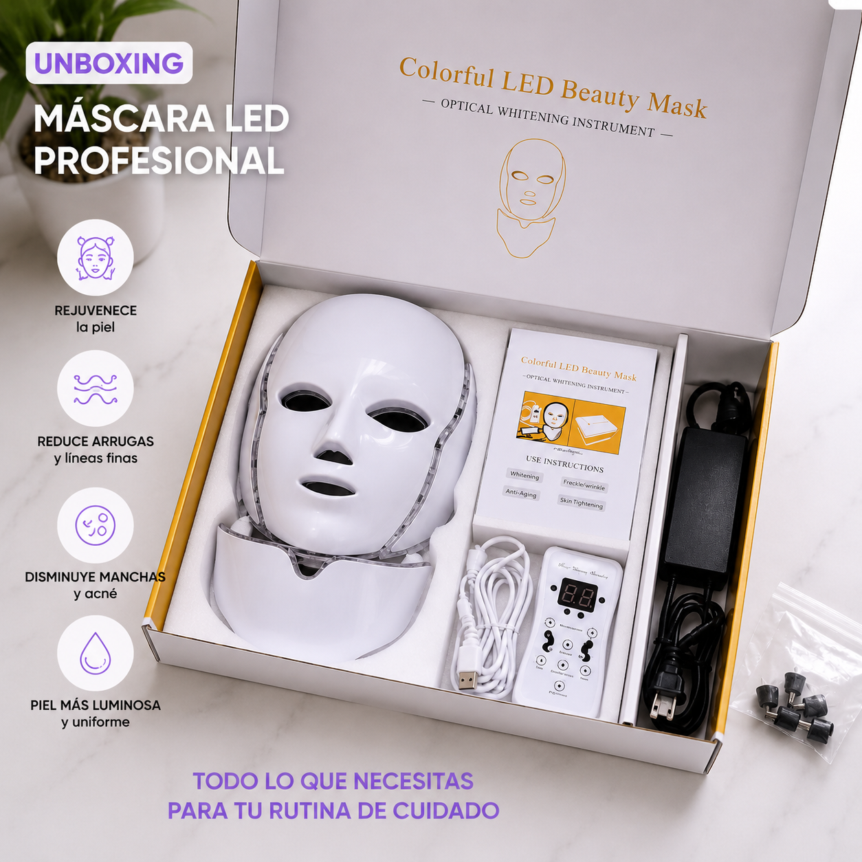 LEDMASK 7 COLORES