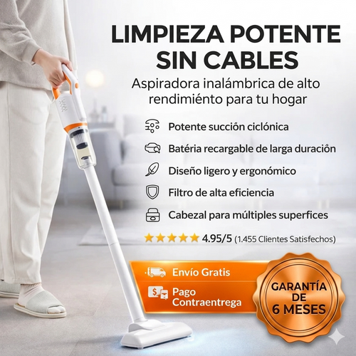 ASPIRADORA 3 EN 1 INALÁMBRICA