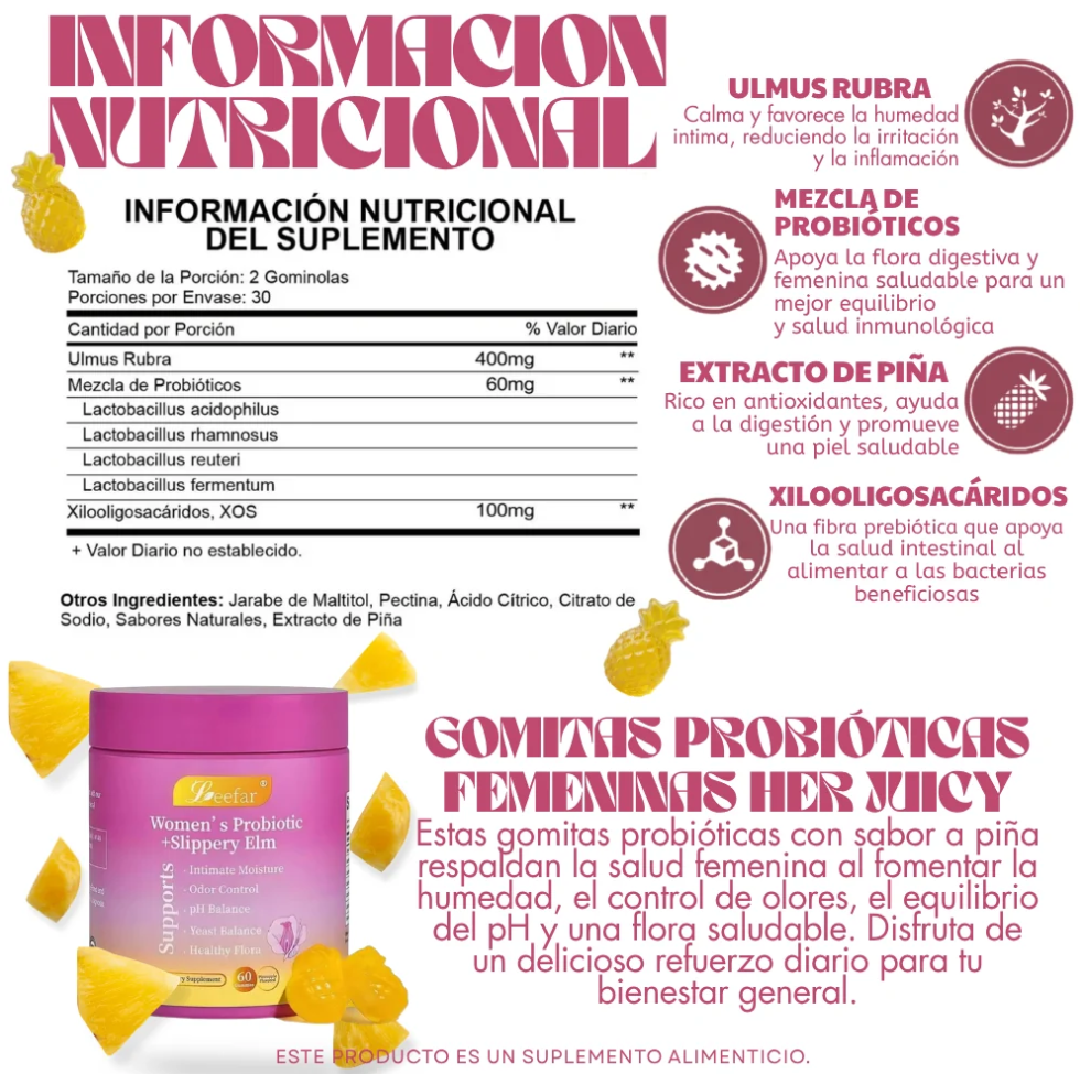 Gomas Women´s probiotic Slippery