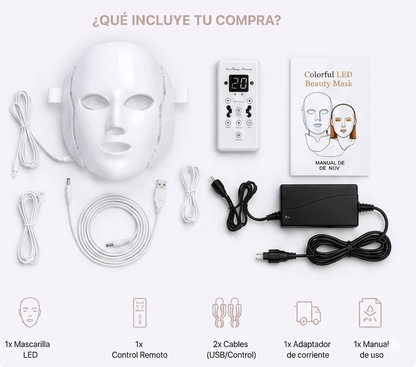 LEDMASK 7 COLORES